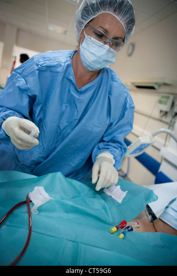 Pose de cathéter central (KTC)